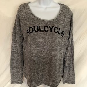 Soul cycle sweater gray
